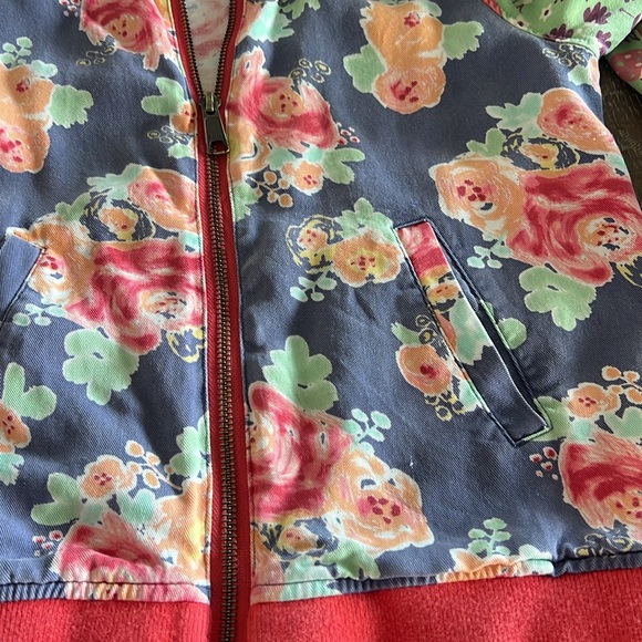 Matilda Jane 435 Cabin Night Floral Raglan Tween Jacket Girls Size 10 - Picture 8 of 9